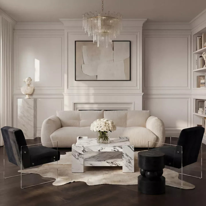 Belvedere Marble Effect Coffee Table