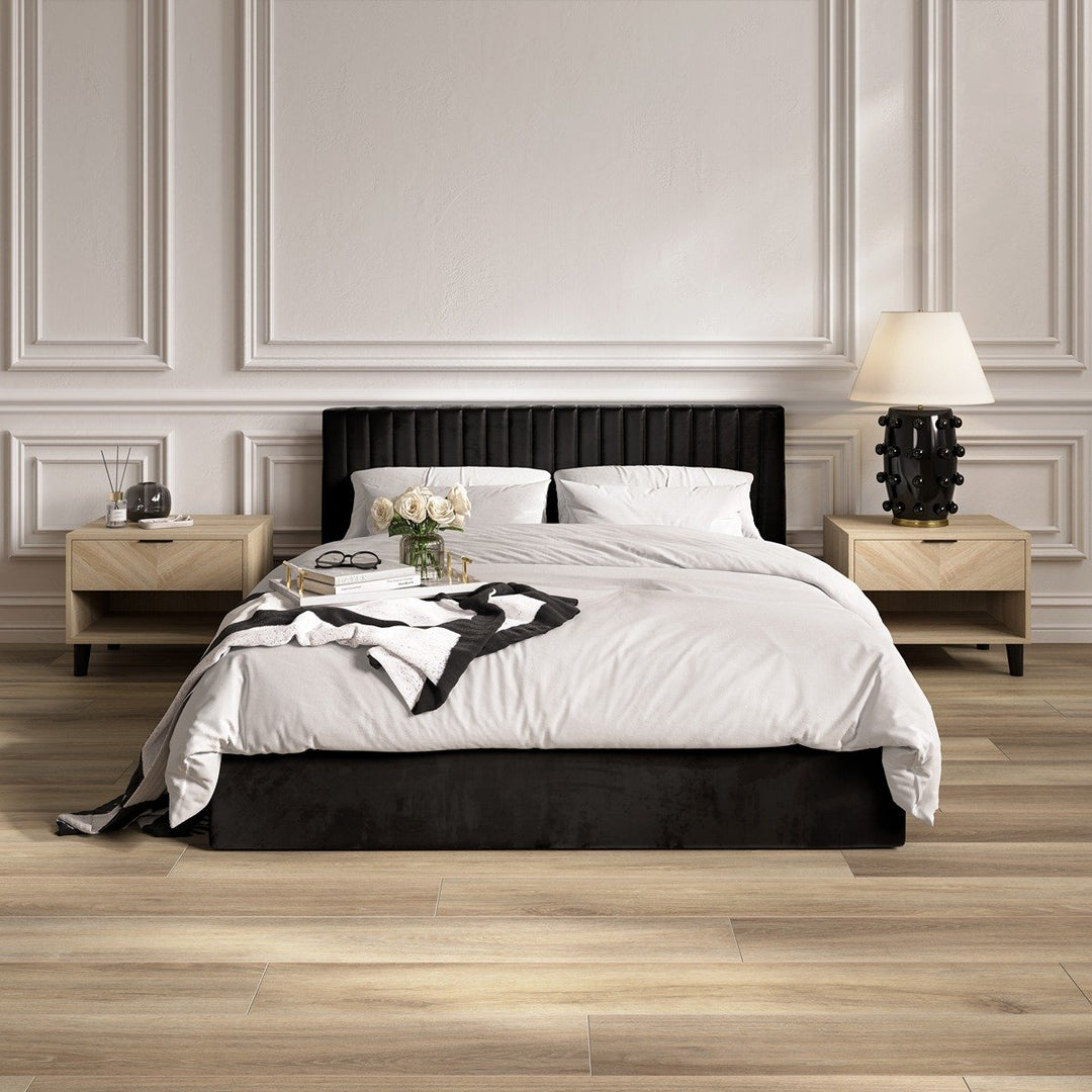 Emden Ottoman Bed - Black LPD Home 2