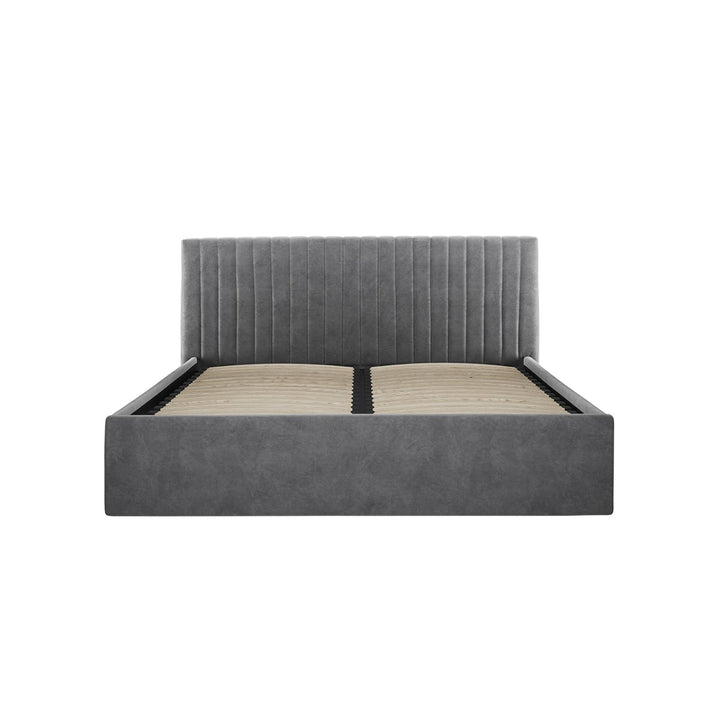 Emden Double Ottoman Bed - Silver LPD Home 1