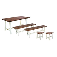 Ivyline Broadway Acacia Wood 5 piece Furniture Set