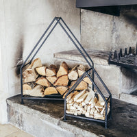 Ivyline Iron House Log Holder