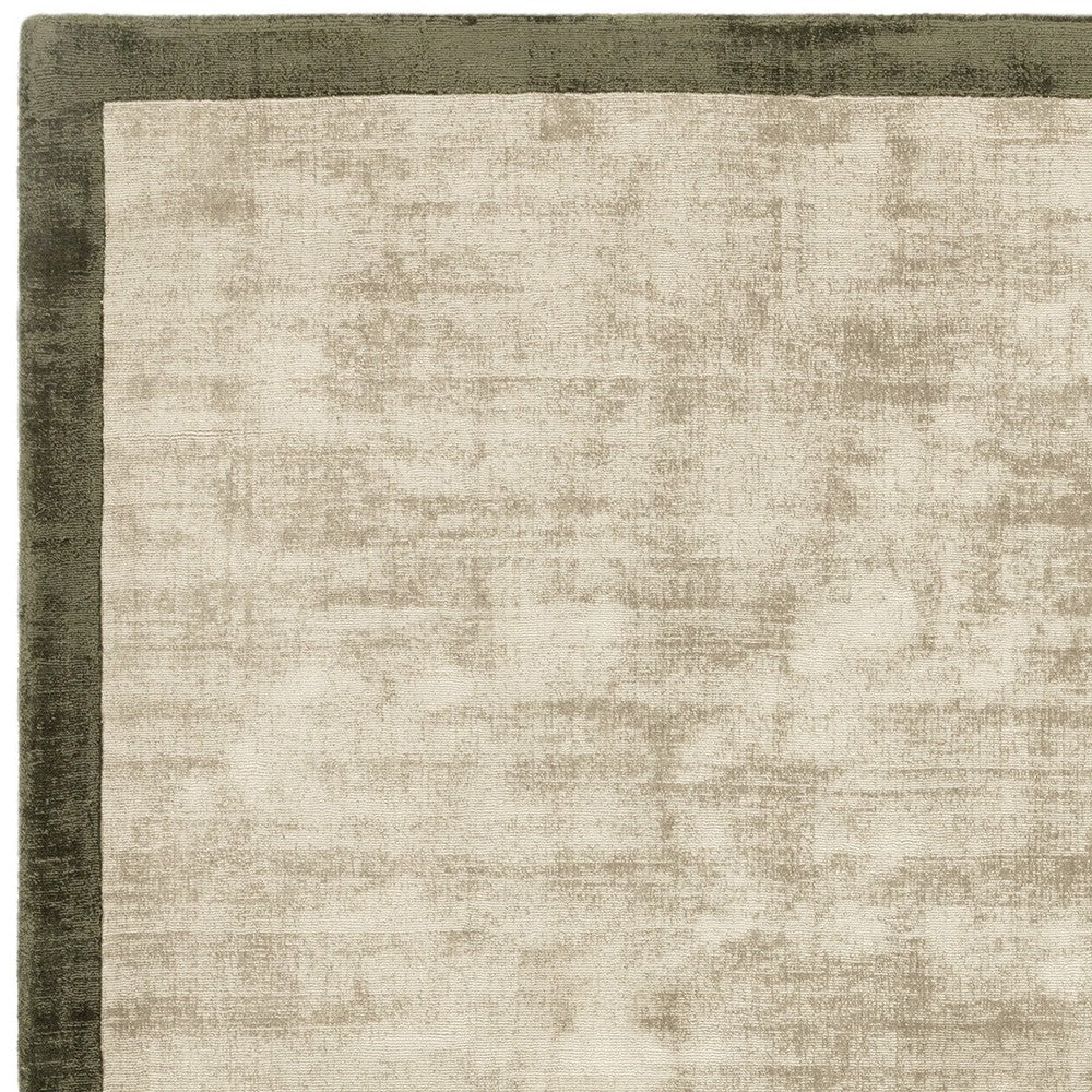 Blade Border Rug Blade Border Hand Woven Rug - Sage & Olive – Olivia's
