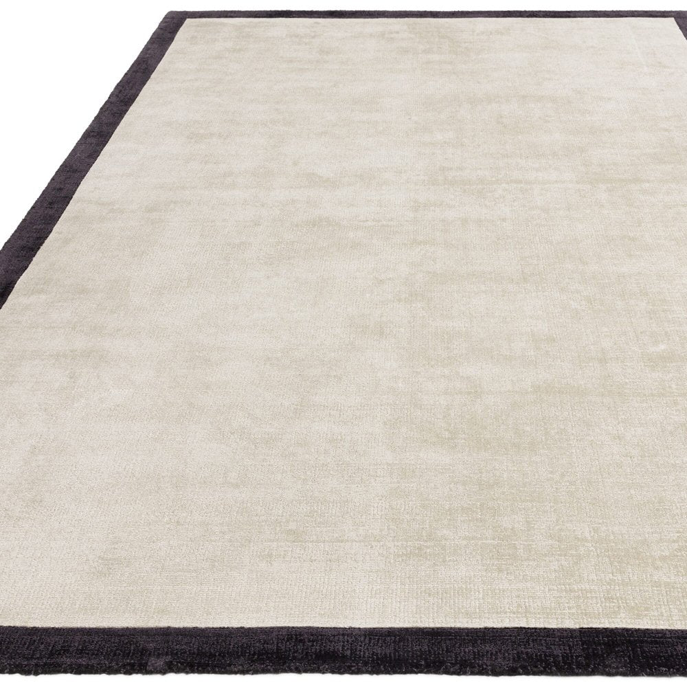 Asiatic Carpets Blade Border Rug Putty & Charcoal