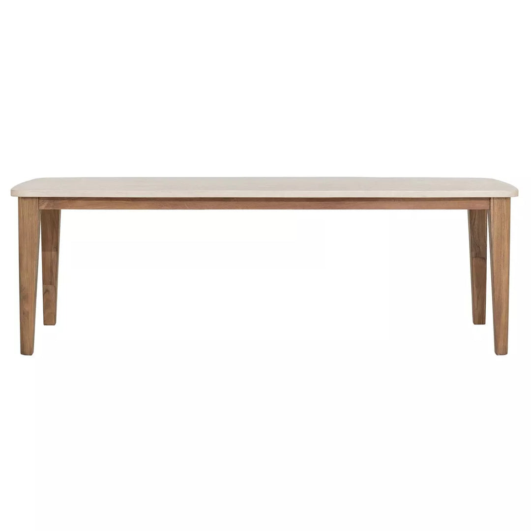Bliss Mortex Top Rectangular Dining Table - Teakwood