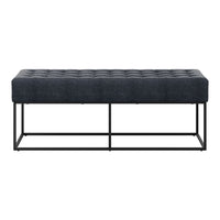 O&Co Richmond Dining Bench in Steel Grey