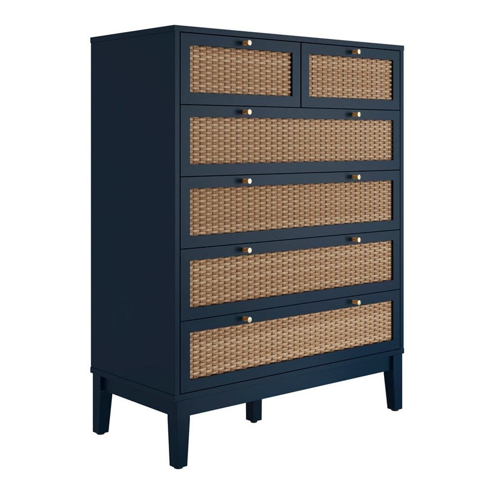 O&Co Lyon Chest of Drawers in Blue