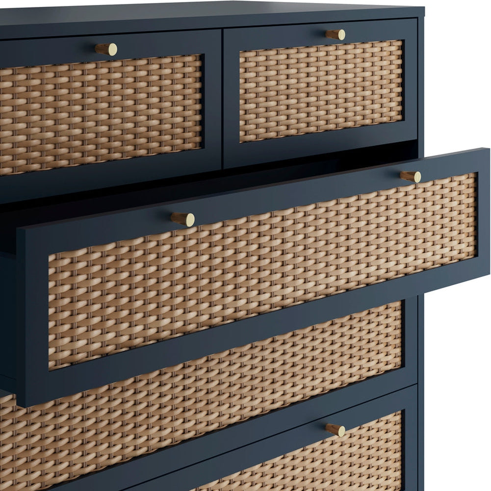 O&Co Lyon Chest of Drawers in Blue