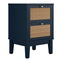 O&Co Lyon Bedside Table in Blue