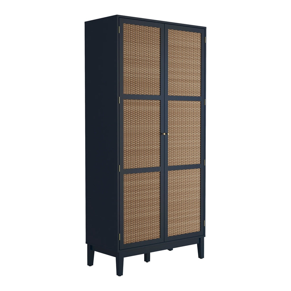 O&Co Lyon 2 Door Wardrobe in Blue