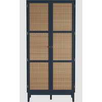 O&Co Lyon 2 Door Wardrobe in Blue