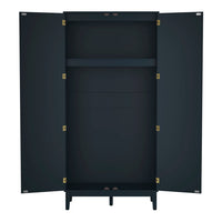 O&Co Lyon 2 Door Wardrobe in Blue