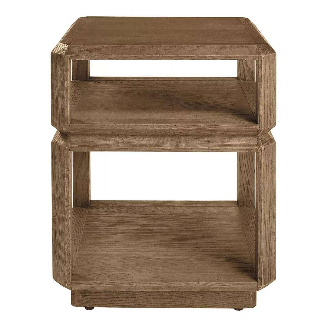Mateo Square Side Table - Oak