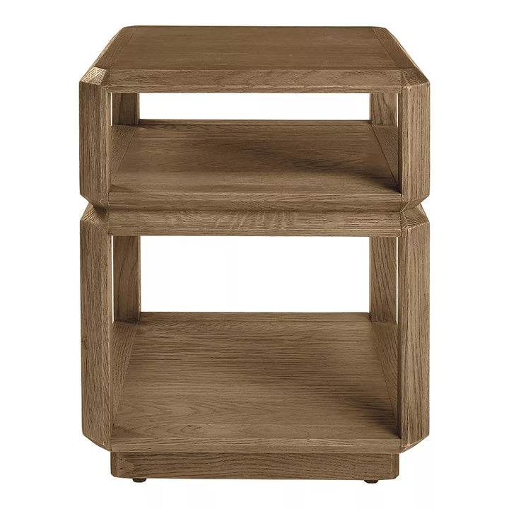 Mateo Square Side Table - Oak