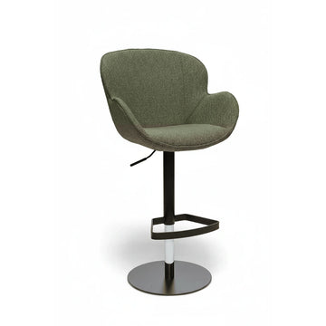Butterfly Green Monza Melange Adjustable Barstool - Anodic Brown