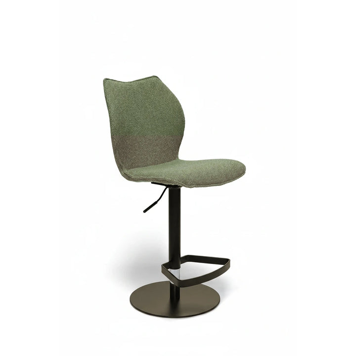 Kiq Green Monza Melange Adjustable Barstool - Anodic Brown