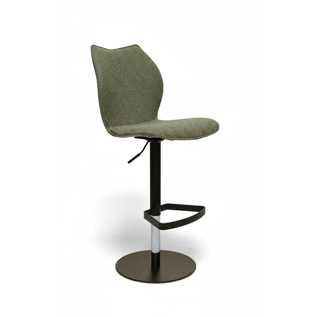 Kiq Green Monza Melange Adjustable Barstool - Anodic Brown