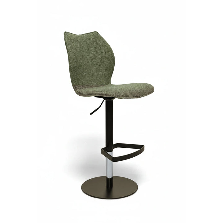 Kiq Green Monza Melange Adjustable Barstool - Anodic Brown