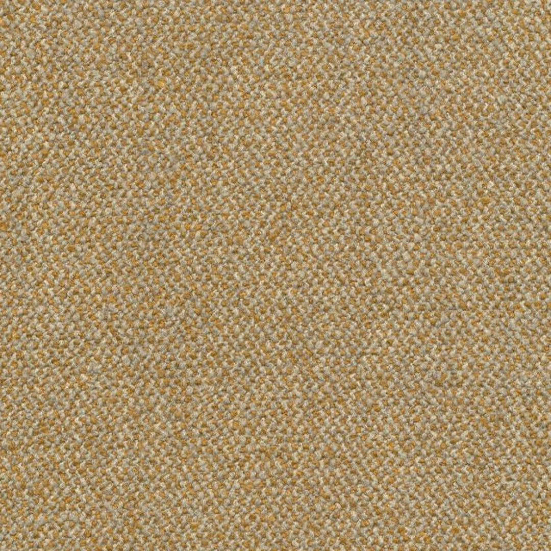 Layla Mustard Monza Melange Footstool - Anodic Brown
