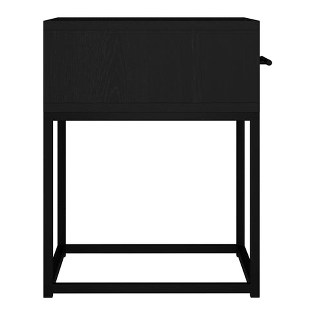 O&Co Reign Bedside Cabinet in Matte Black