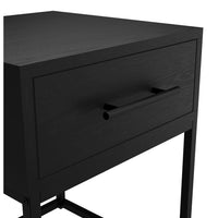 O&Co Reign Bedside Cabinet in Matte Black