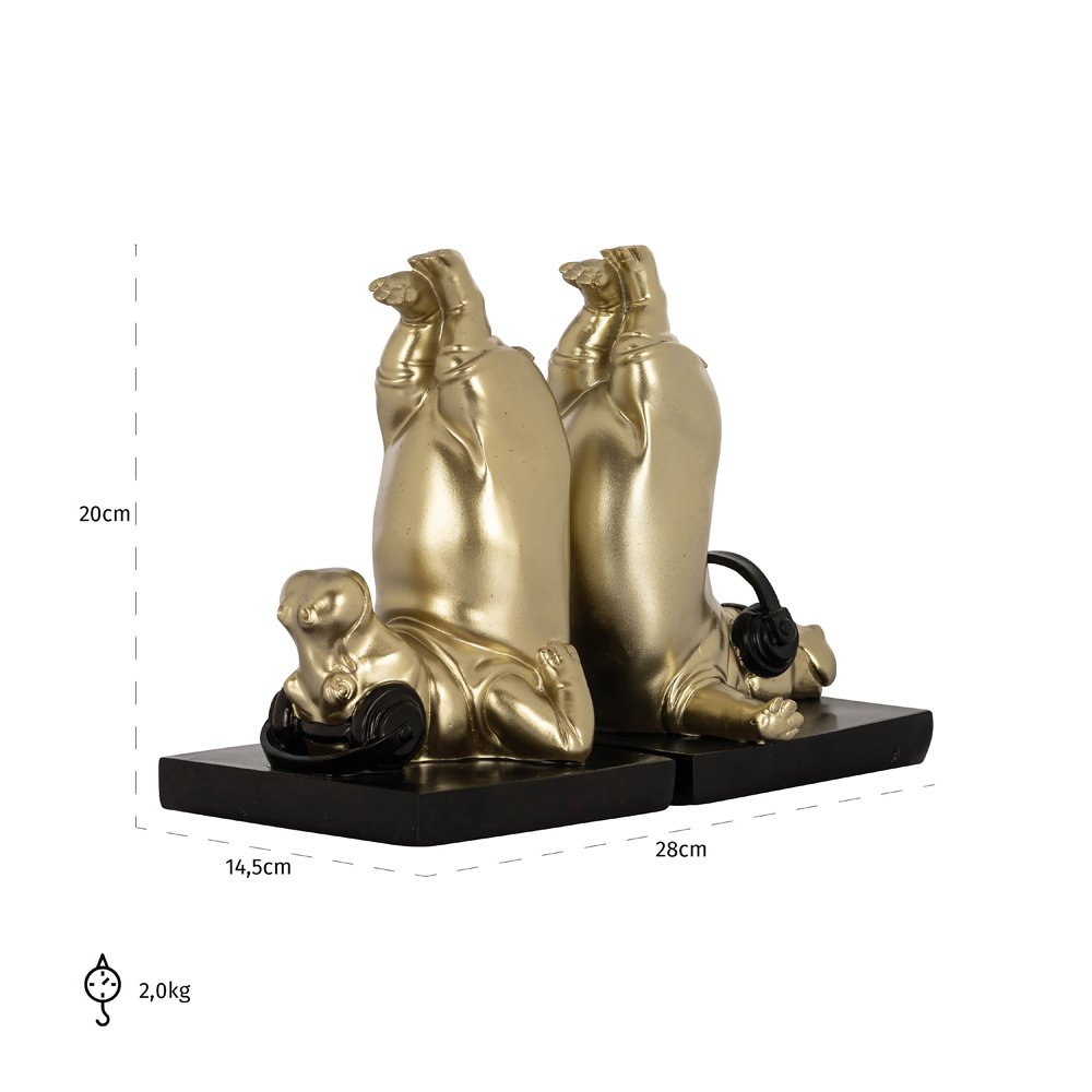 Richmond Interiors Hippo Bookends