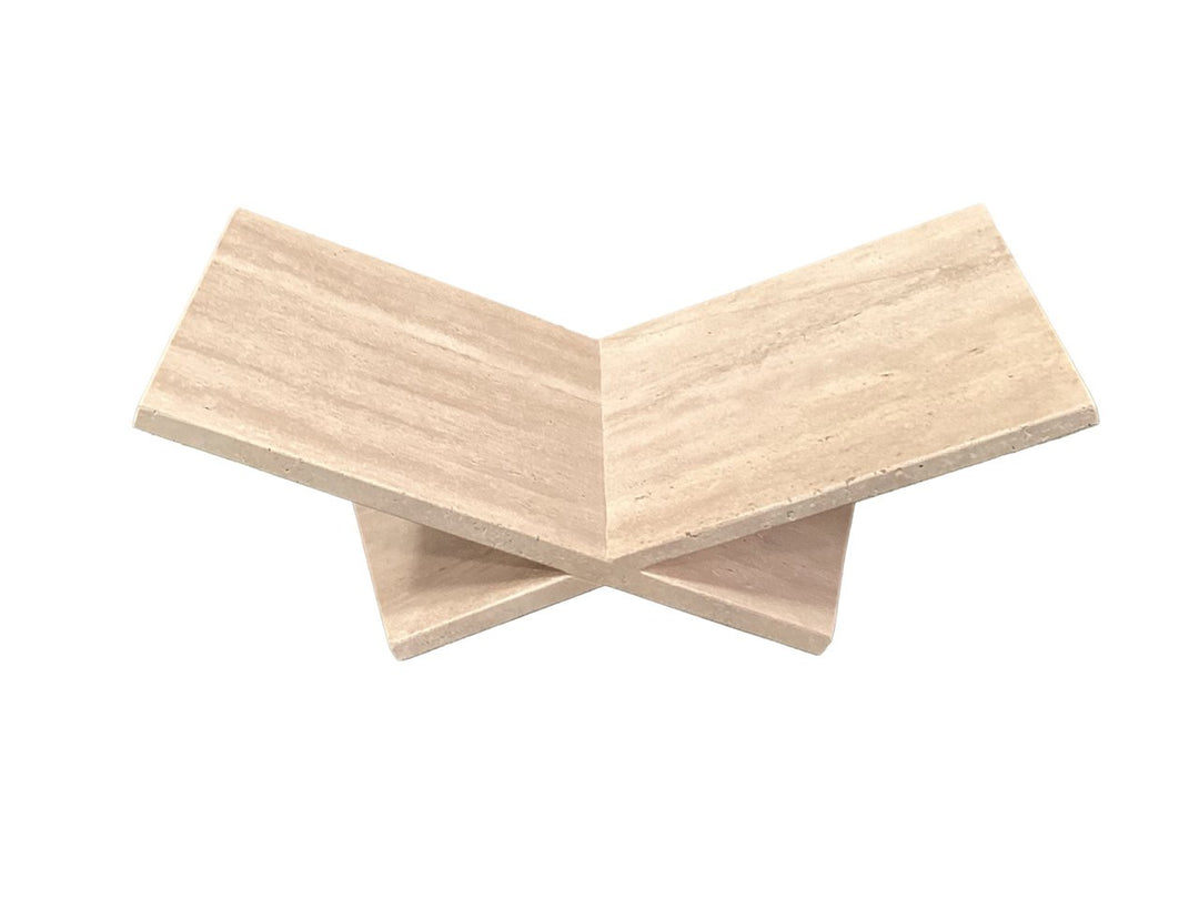 Belice Travertine Book Stand - Beige Richmond 1