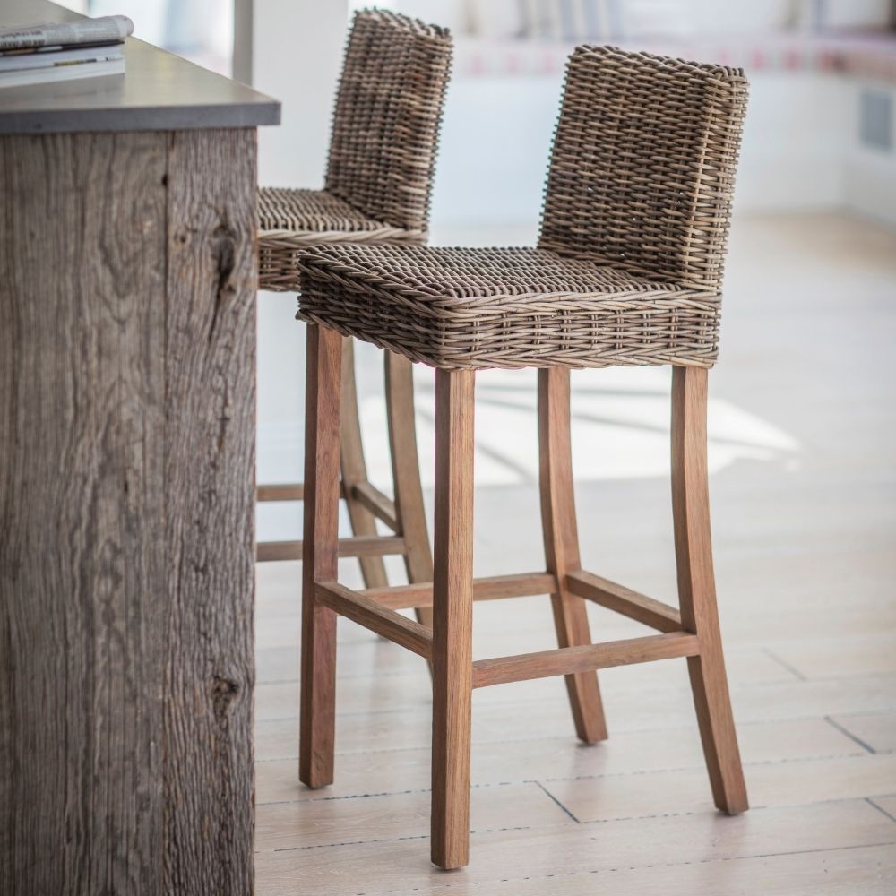 Garden Trading Bembridge Natural Bar Stool in Natural