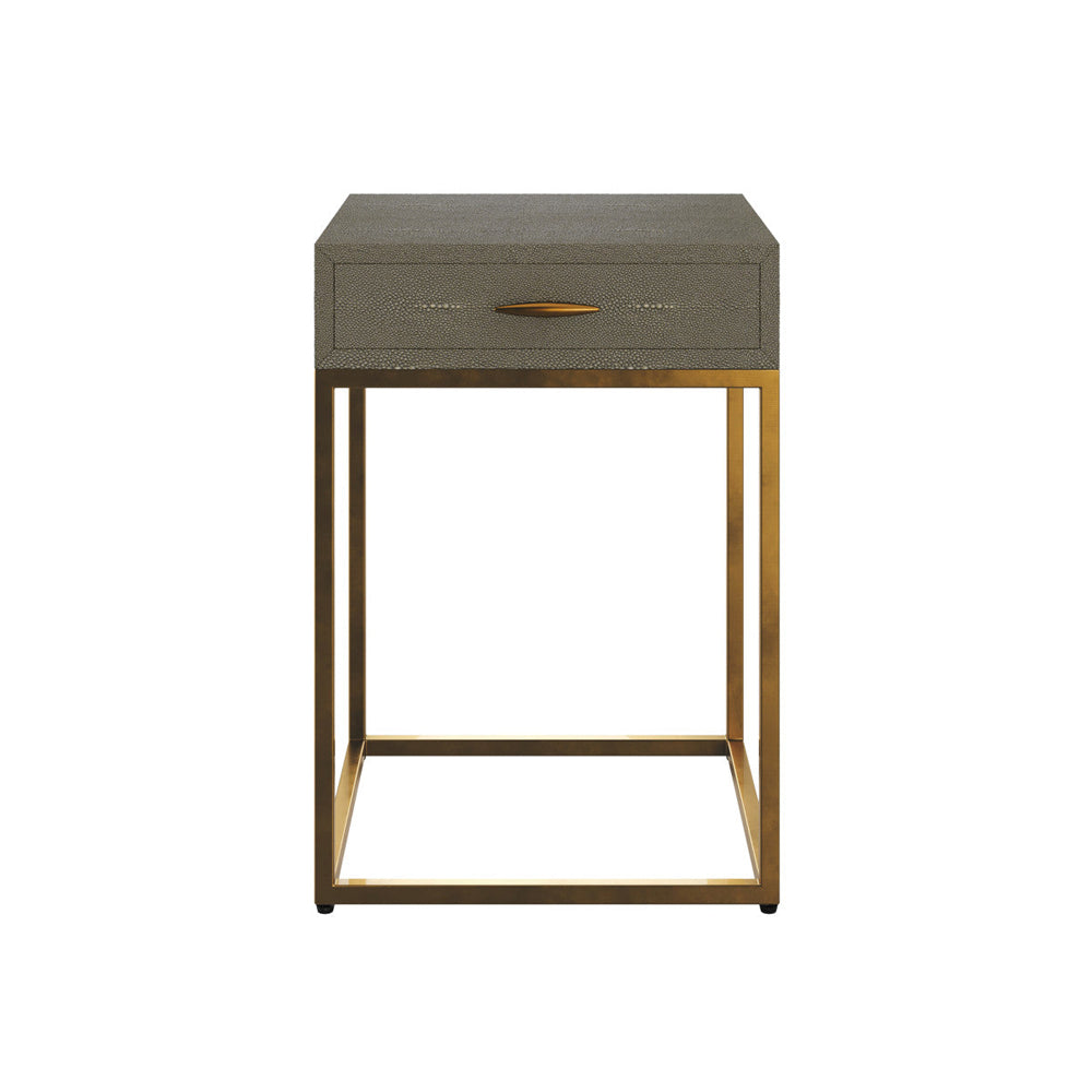 Hampton Bedside - Grey Shagreen DIDesigns 1
