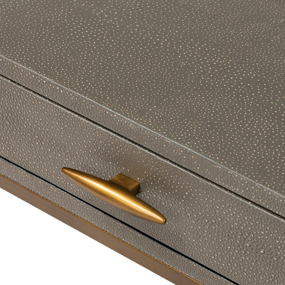 Hampton Bedside - Grey Shagreen DIDesigns 8