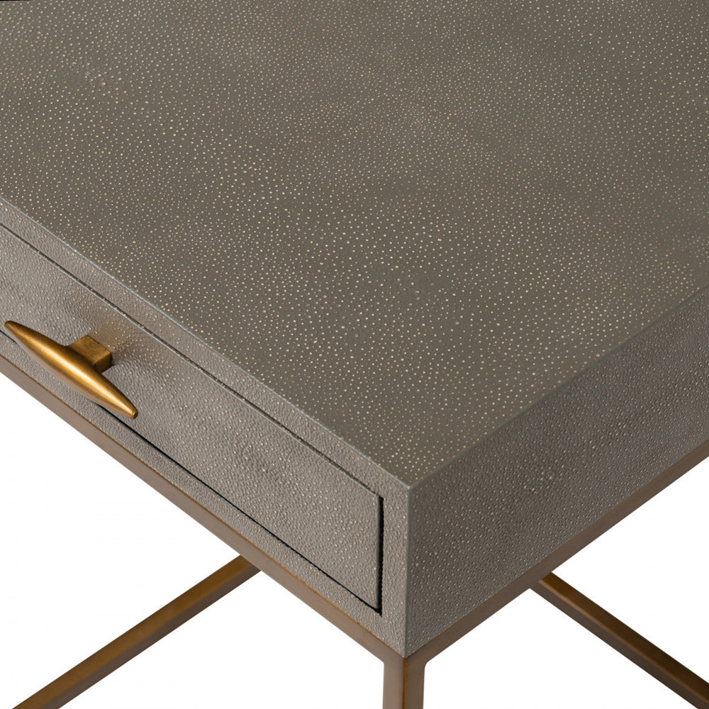 Hampton Bedside - Grey Shagreen DIDesigns 9