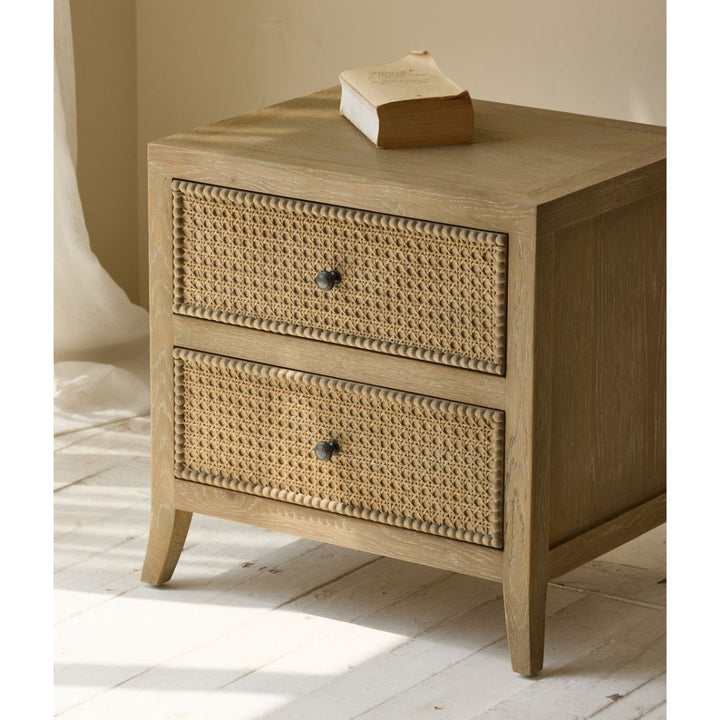 Witley Bedside Table - Aged Oak