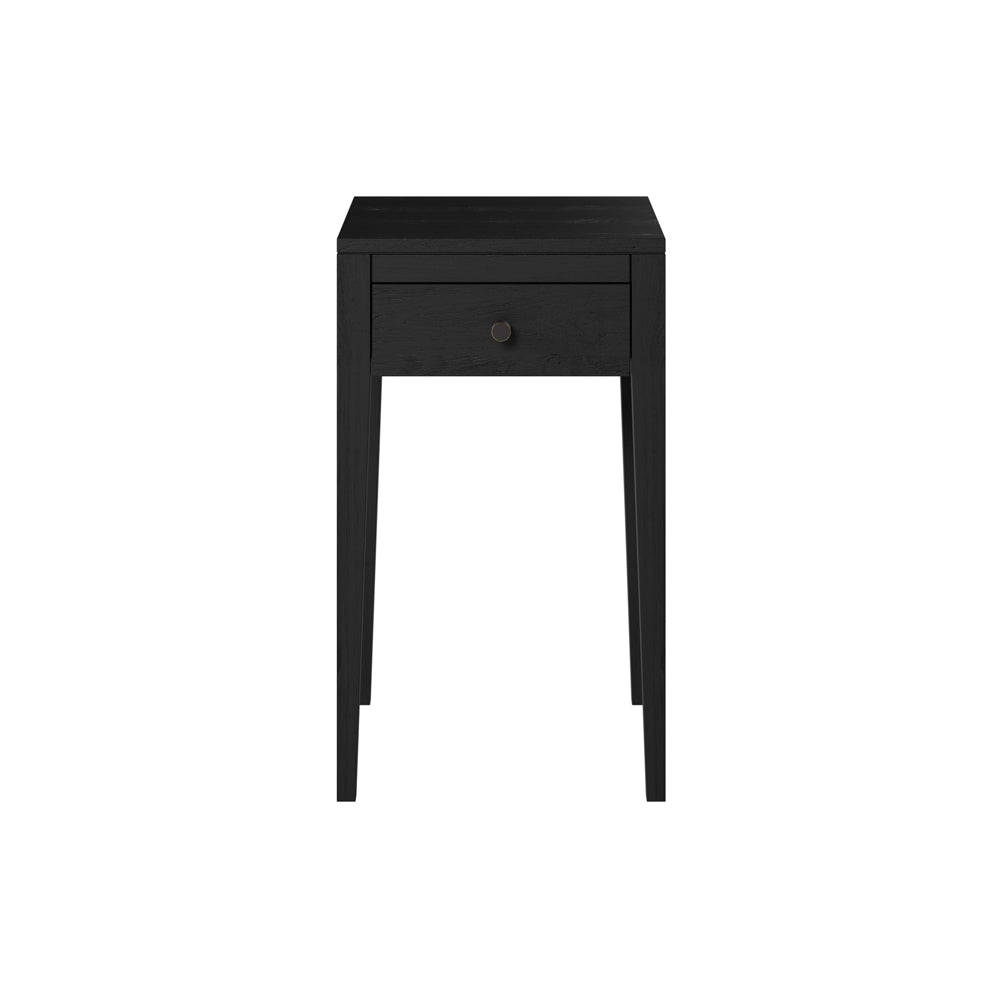 DI Designs Radford Bedside Table 1 Drawer - Black