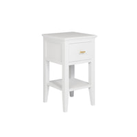 DI Designs Chilworth Bedside Table - White