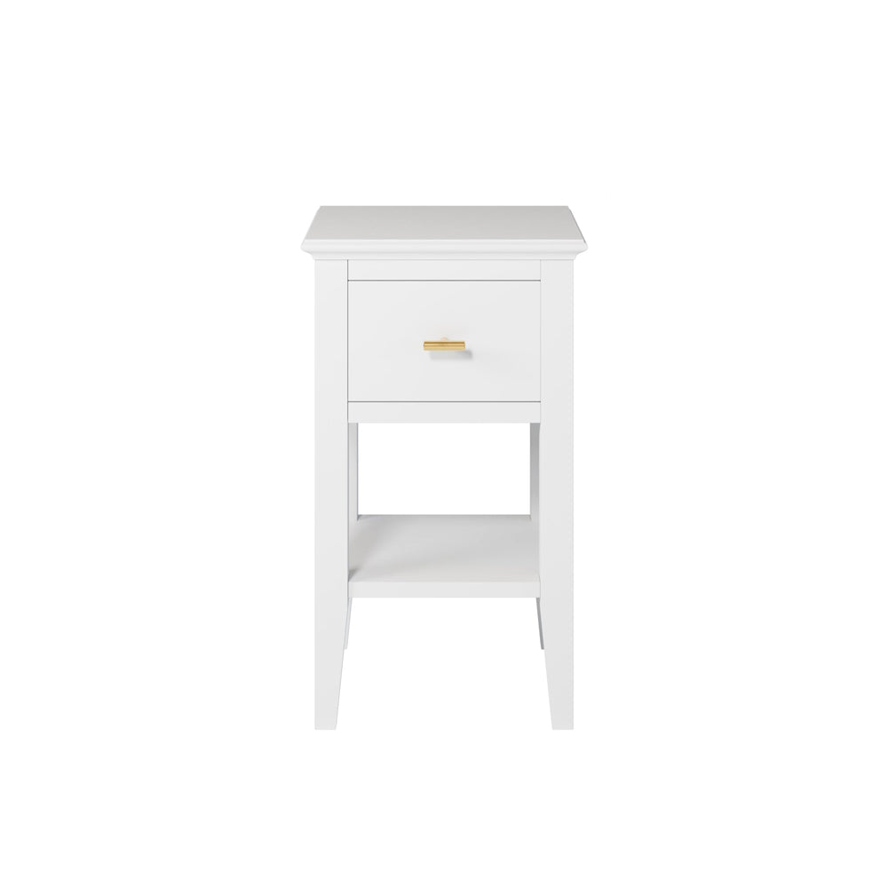 DI Designs Chilworth Bedside Table - White