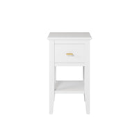 DI Designs Chilworth Bedside Table - White