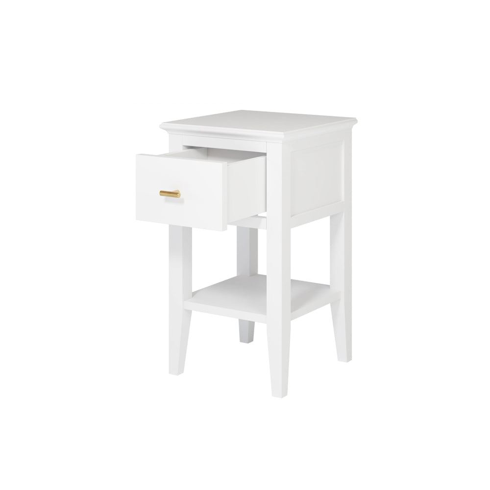 DI Designs Chilworth Bedside Table - White