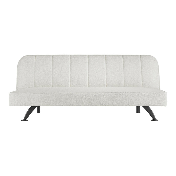 Arlington Sofa Bed - Ivory Boucle & Matte Black LPD Home 3