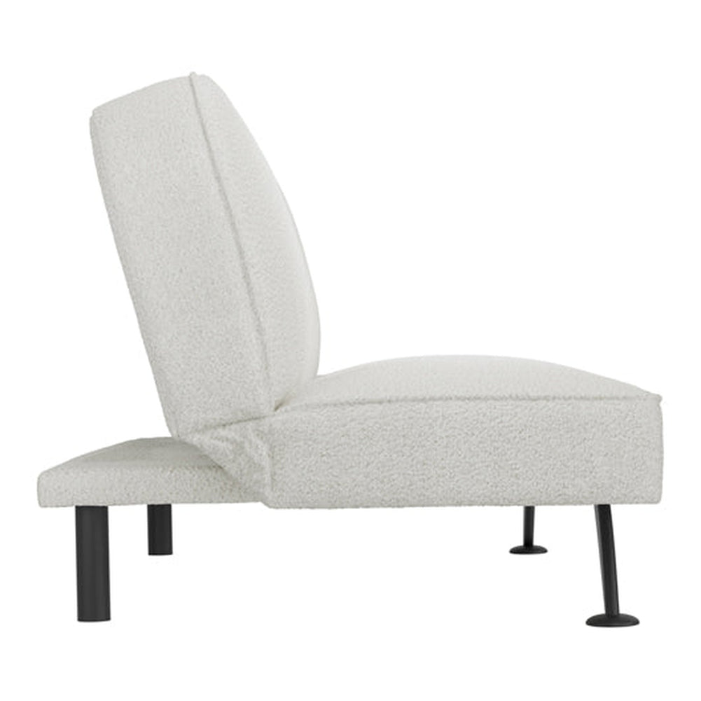 Arlington Sofa Bed - Ivory Boucle & Matte Black LPD Home 4