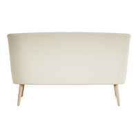 O&Co Cotswold 2 Seater Sofa in Sand & Blonde Wood