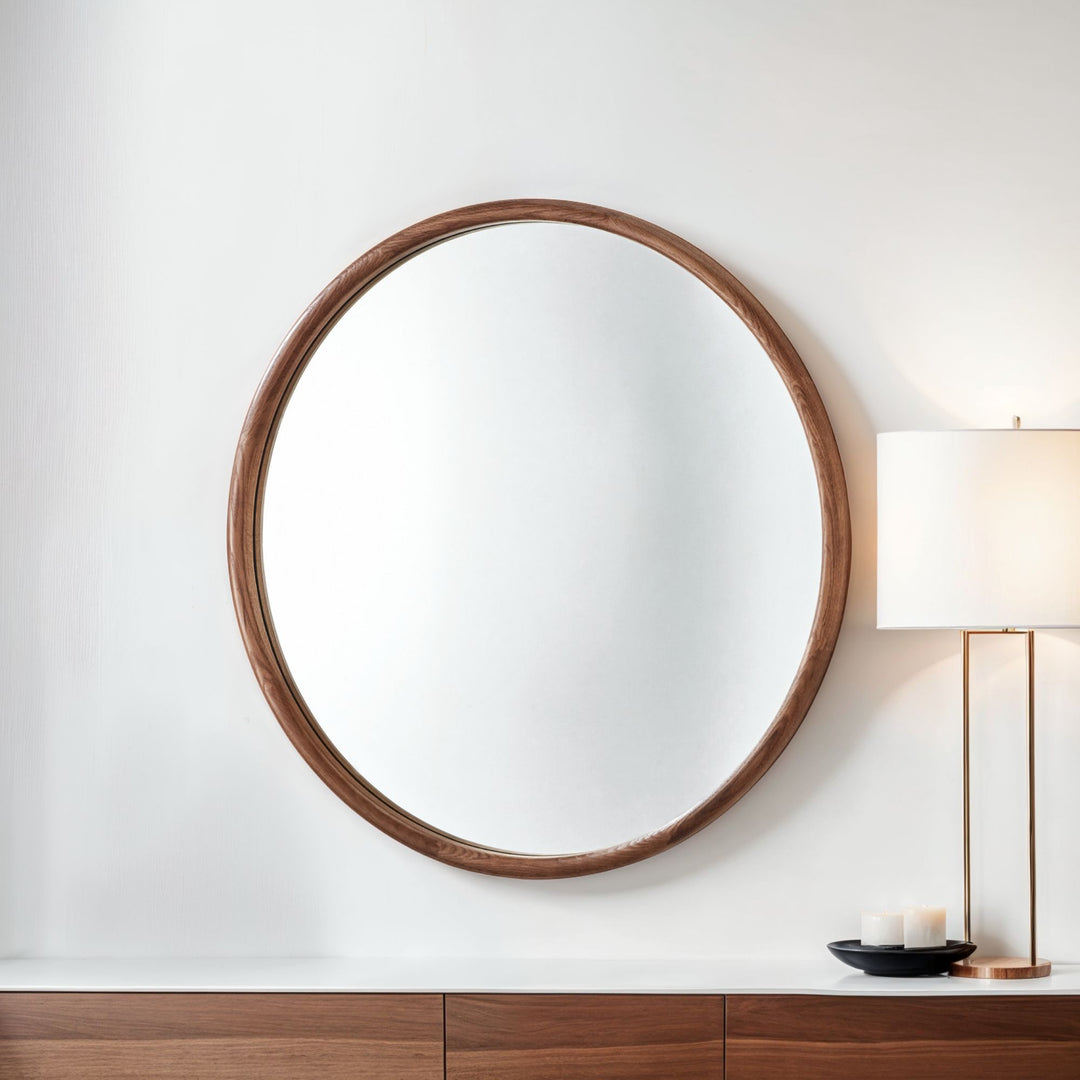 Beaufort Solid Oak Mirror - Walnut Yearn Mirrors 2