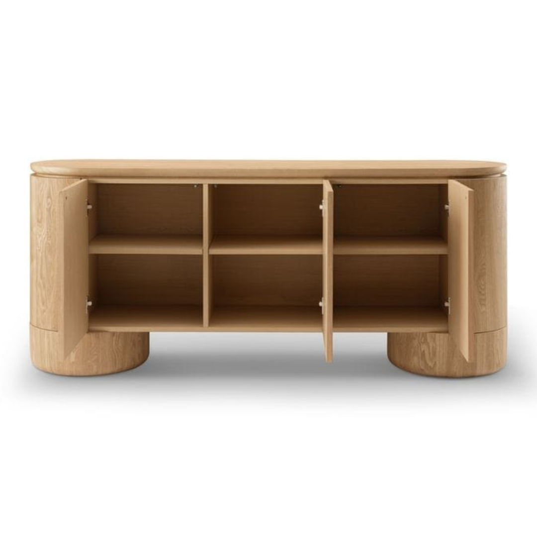Berwick 3 Door Buffet - Ash Oak