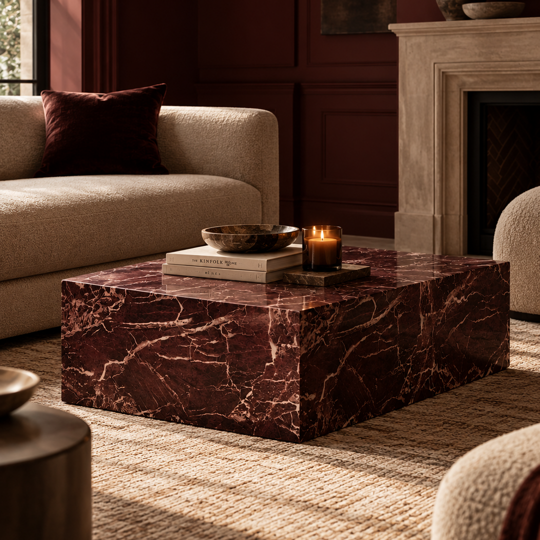 Cece Coffee Table - Rosso Levanto