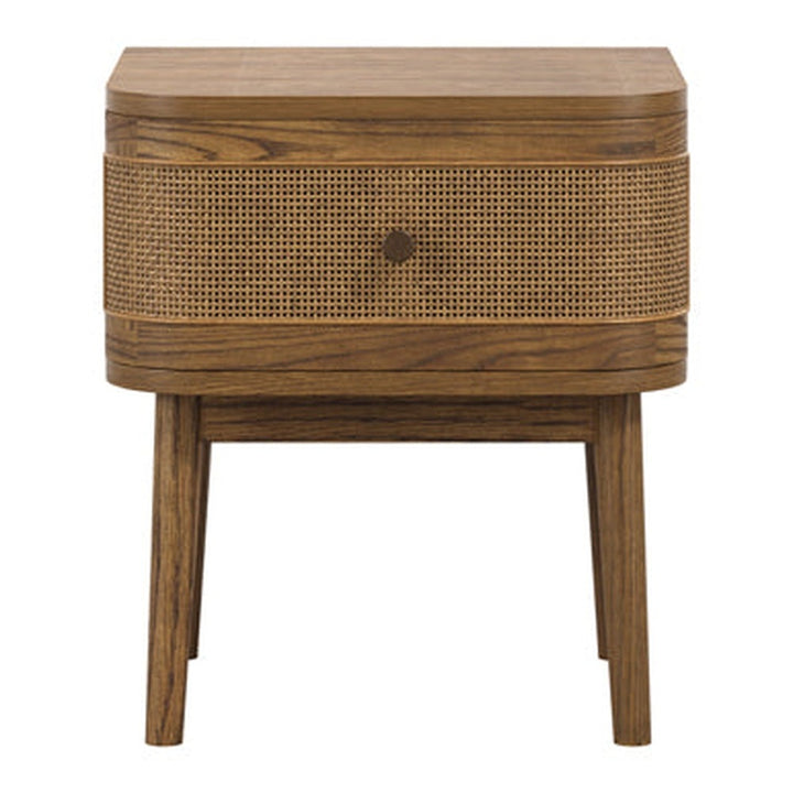 Creek Bedside Cabinet - Smoked Wood LPD Home 1
