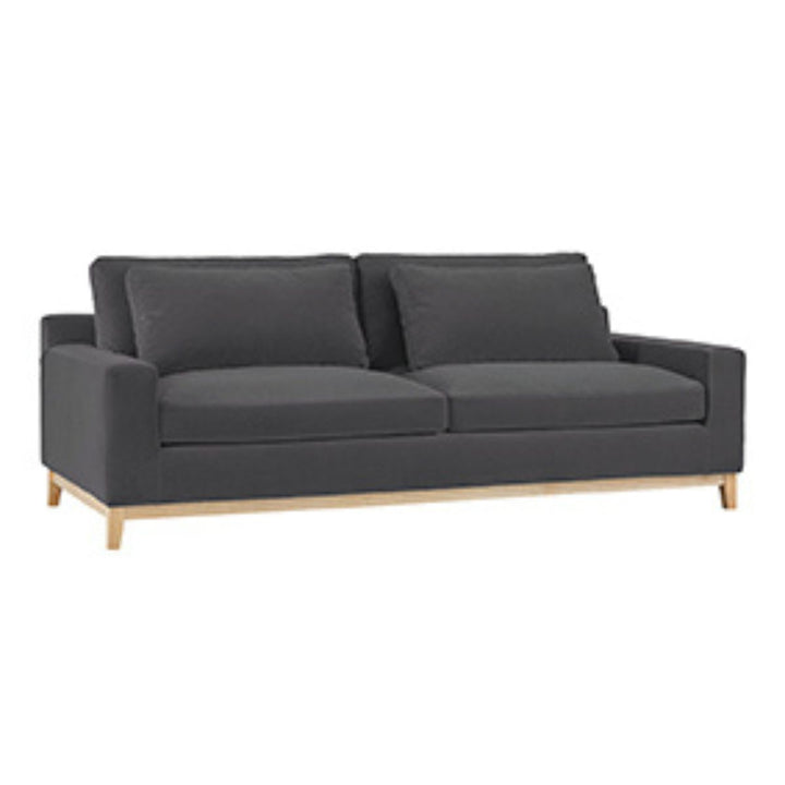 Leonore Sofa - Dark Grey Cotton Velvet