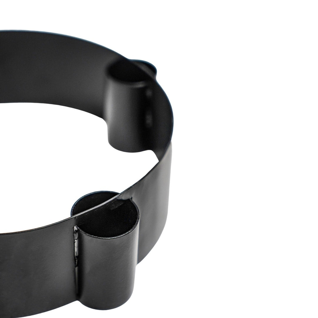 Centrepiece Candle Holder - Black Ivyline 3