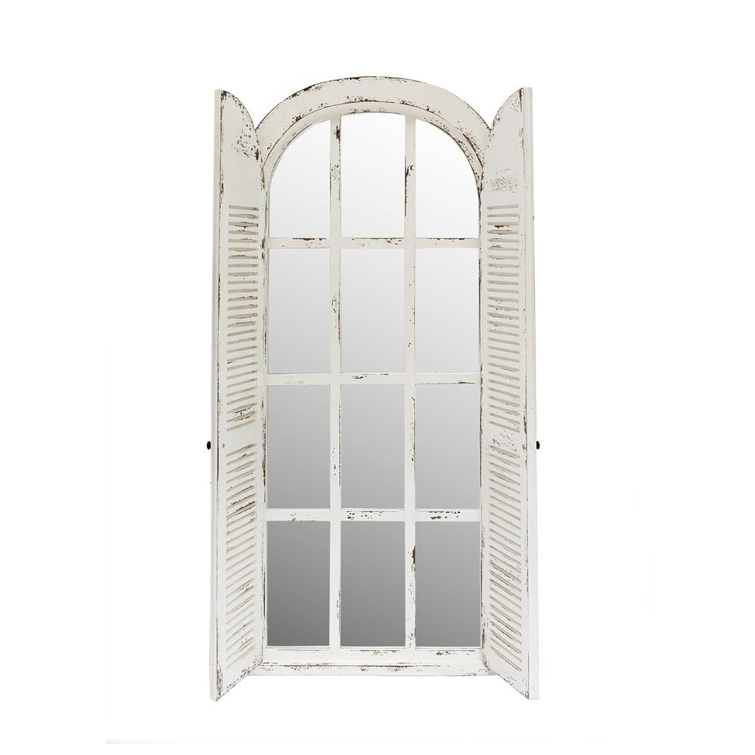 Minstead Mirror - Antique White Garden Trading 1