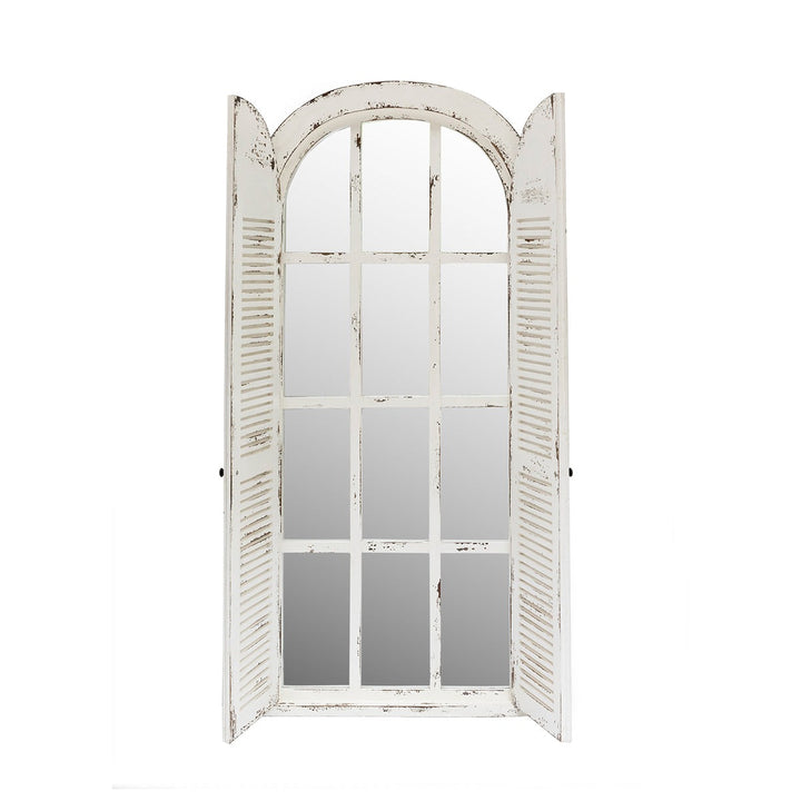 Minstead Mirror - Antique White Garden Trading 1