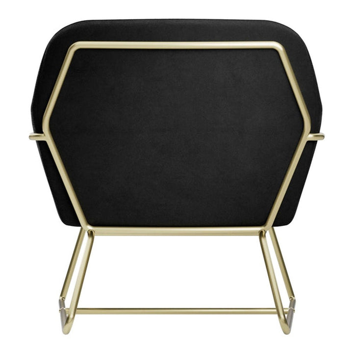 Theodore Armchair - Black Velvet & Gold LPD Home 5