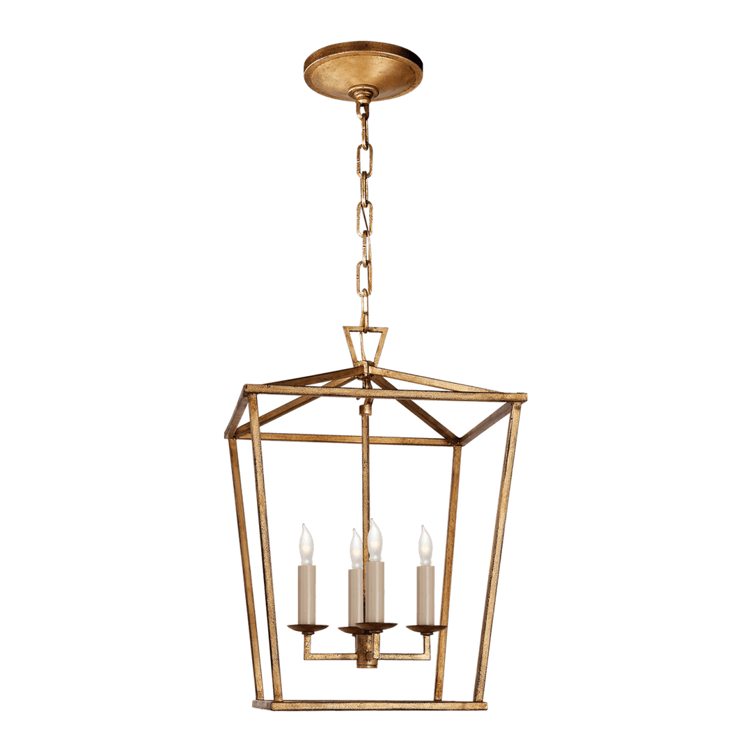 Darlana Small Lantern - Gilded Iron Visual Comfort 1