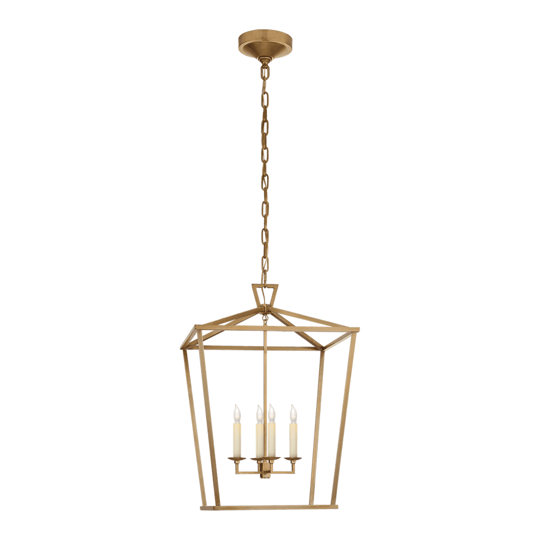 Darlana Medium Lantern - Antique- Burnished Brass Visual Comfort 1